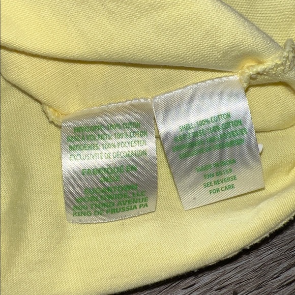 Lilly Pulitzer Yellow One-Shoulder Ruffle Blouse size Medium - Picture 6 of 7